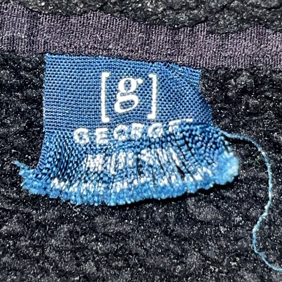 Color Block George Heavy Sherpa Lined Zip Up Hooded Sweatshirt - Picture 4 of 8